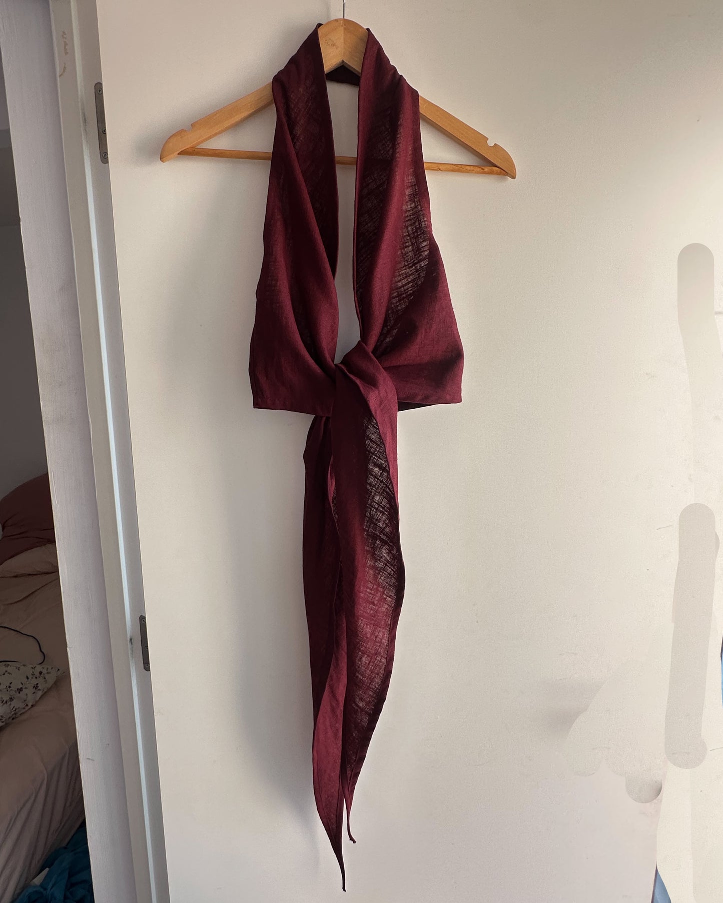 Linen wrap multiway top.