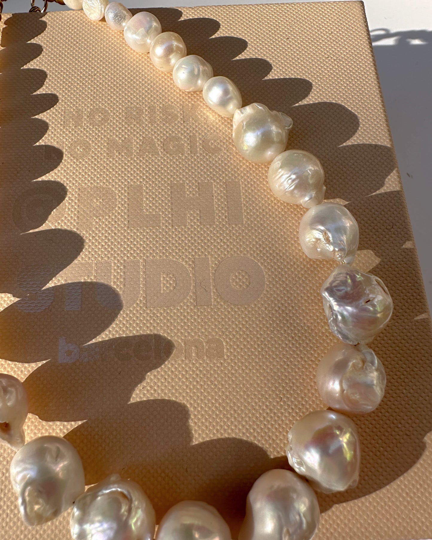 Baroque Pearl Necklace.