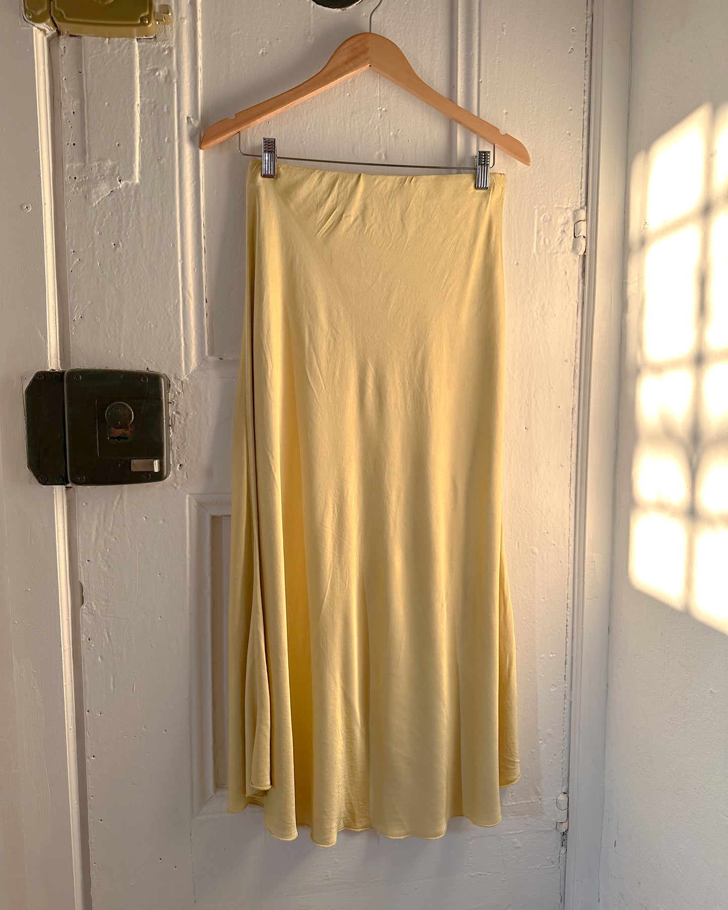 Silky Bias-Cut Skirt