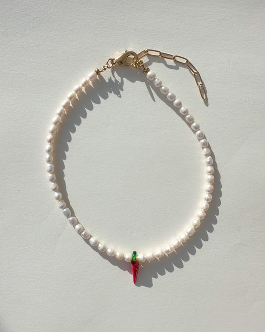 The Lucky Chili Necklace.