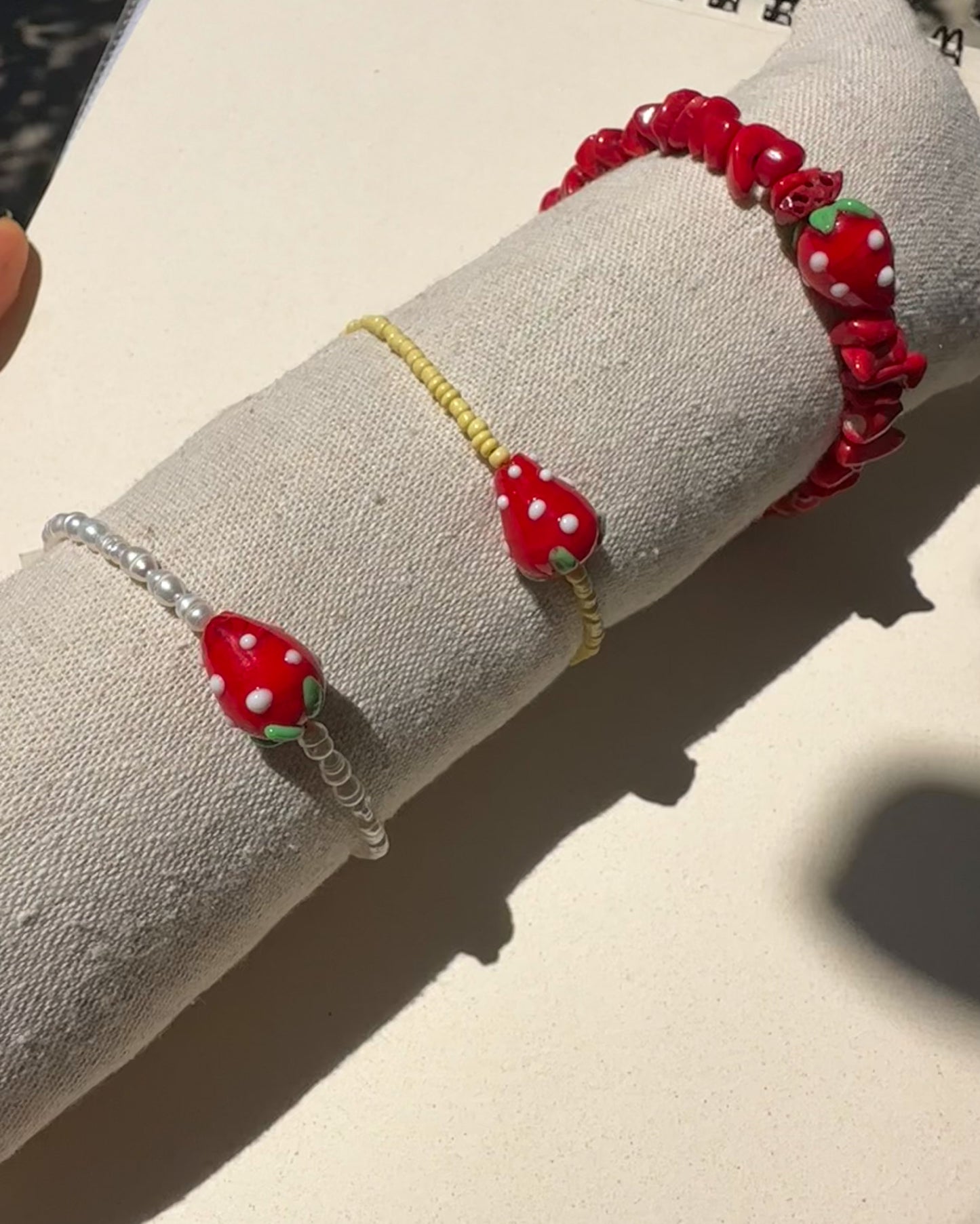 Strawberry Charm Bracelet