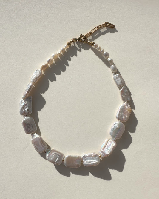 Square Pearl Necklace