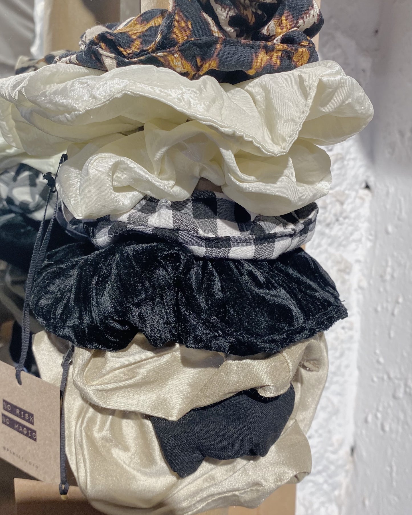 Coletero de tela: hecho con retales de colección