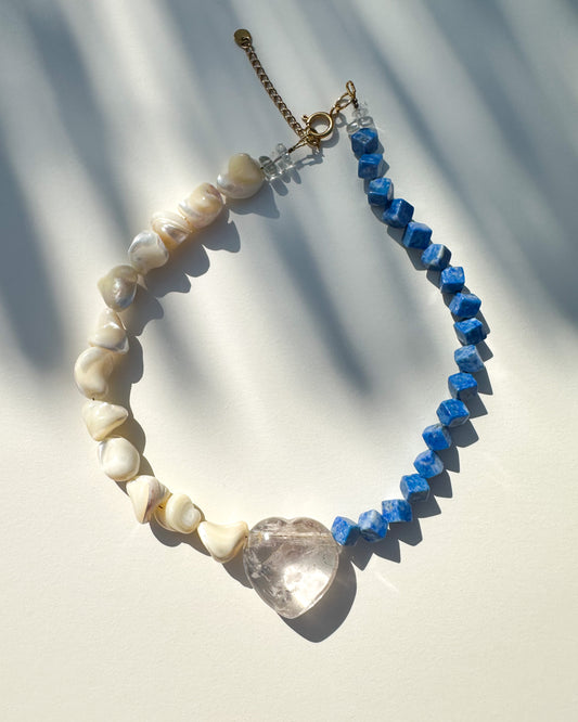 Moon and Sea necklace.